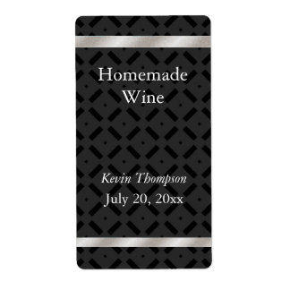 Étiquette à vin fait maison