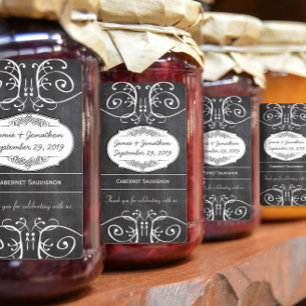 Étiquette à vin Mariage