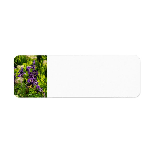 Étiquette Abeille dans le jardin (Devant)