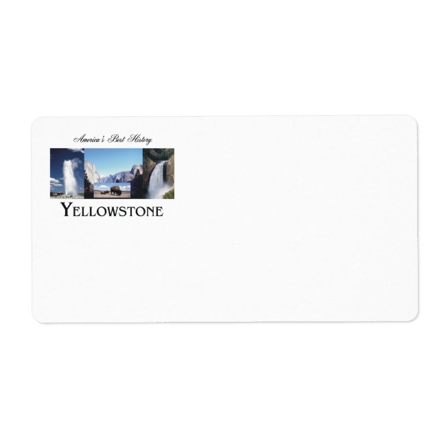 Étiquette ABH Yellowstone (Devant)