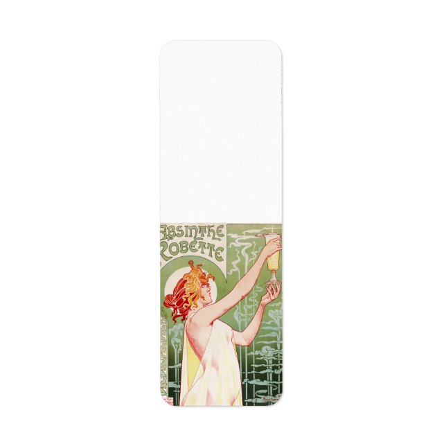 Étiquette Absinthe Robette (Devant)