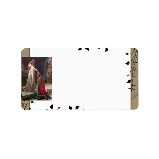 Étiquette Accolade-Le Chevalier (Devant)