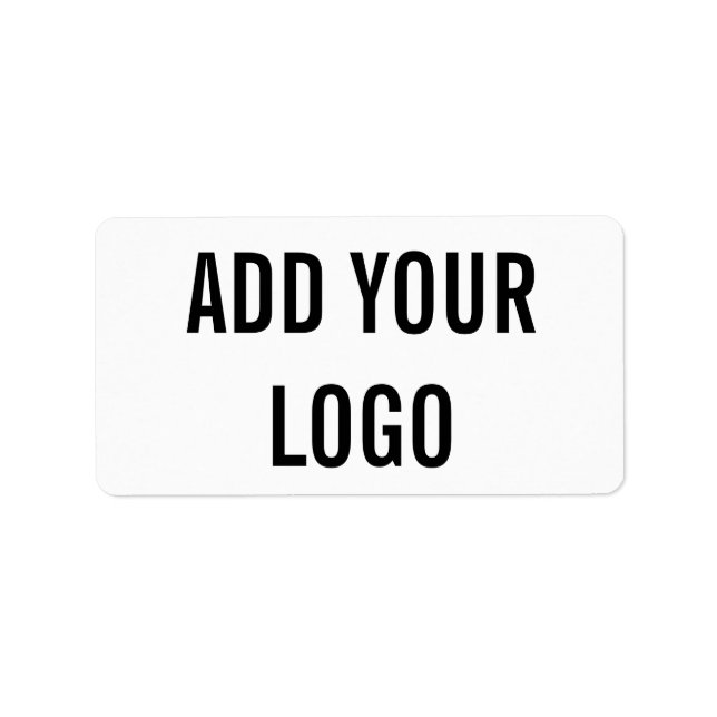 ÉTIQUETTE ADD YOUR LOGO (Devant)