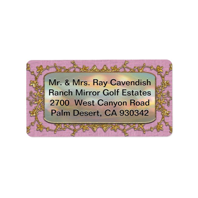 Étiquette Adlamchelle Élégant été (Devant)