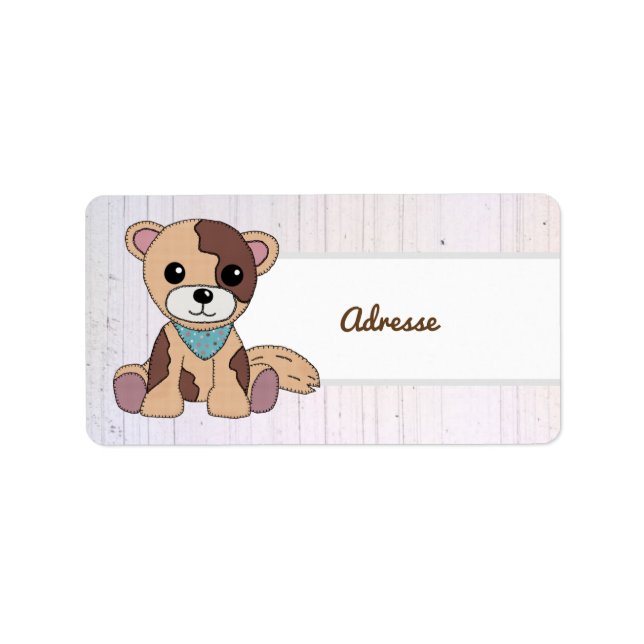 Étiquette Adressaufkleber (Devant)