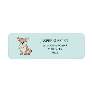 Étiquette Adresse de Corgi