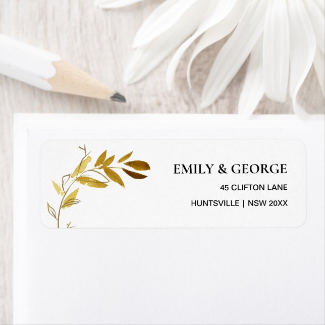 ÉTIQUETTE ADRESSE DE LA DIRECTION FEUILLE DE LA FAUNE JAUNE  (En situation)