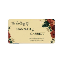 Adresse de mariage de jardin romantique