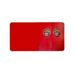 Étiquette Adresse de mariage de porte/étiquettes