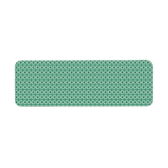 Étiquette Adresse de retour (Devant)