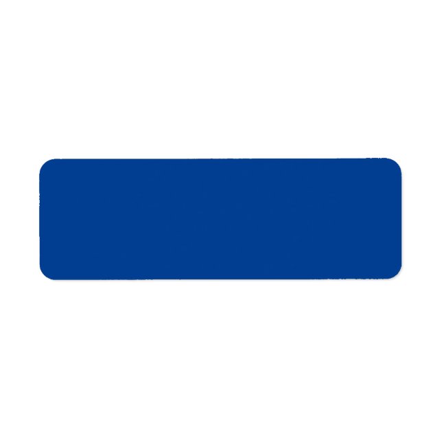 Étiquette Adresse de retour (Devant)