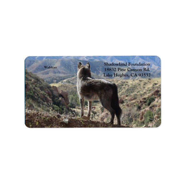 Étiquette Adresse de retour (Devant)