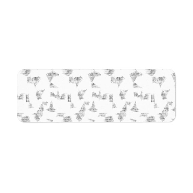 Étiquette Adresse de retour (Devant)