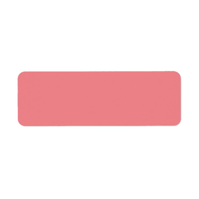 Étiquette Adresse de retour (Devant)