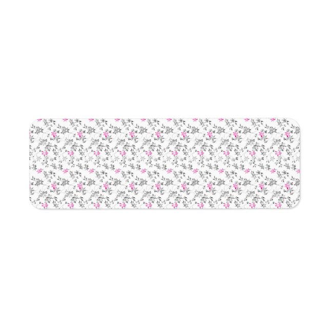 Étiquette Adresse de retour (Devant)