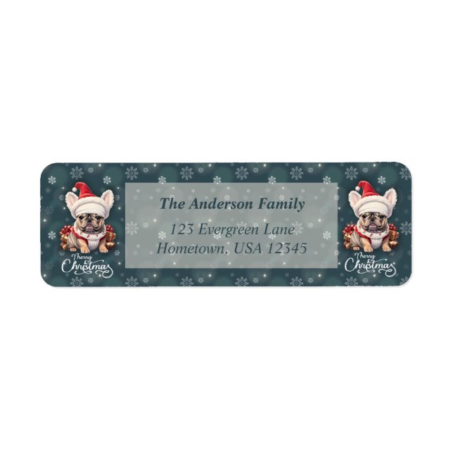 Étiquette Adresse de retour (Devant)