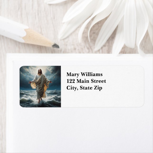 Étiquette Adresse de retour de Jésus (En situation)