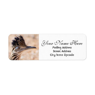 Étiquette Adresse de retour de la face de Roadrunner