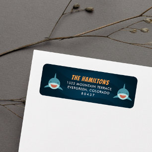 Étiquette Adresse de retour de l'appât de requin