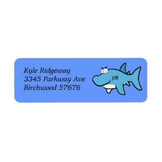 Étiquette Adresse de retour de requin