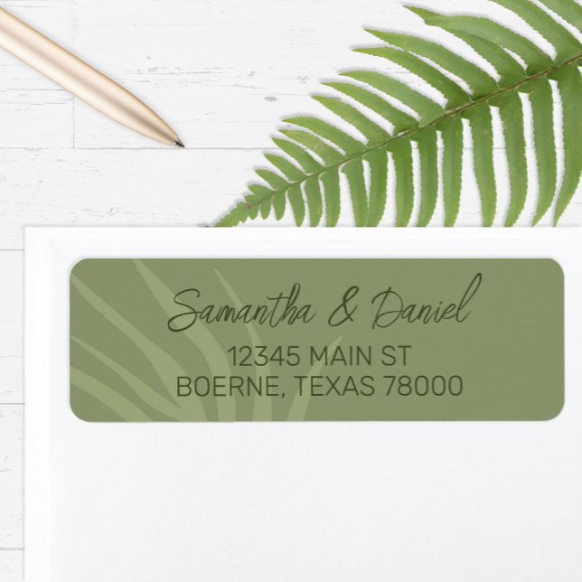 Étiquette Adresse de retour minimaliste Boho (Boho Return Address Labels)