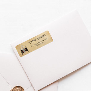 Étiquette Adresse de retour rétroactive de l'illustration vi