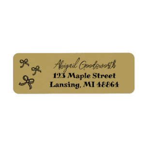 Étiquette Adresse de salle de fête de mariage à l'arc dessin