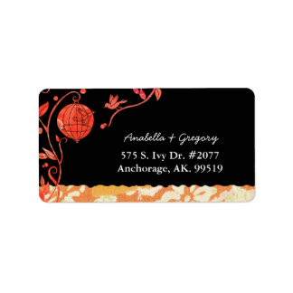 Étiquette Adresse du Mariage Inséparable Whimsical