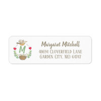 Adresse du monogramme de l'enseignant