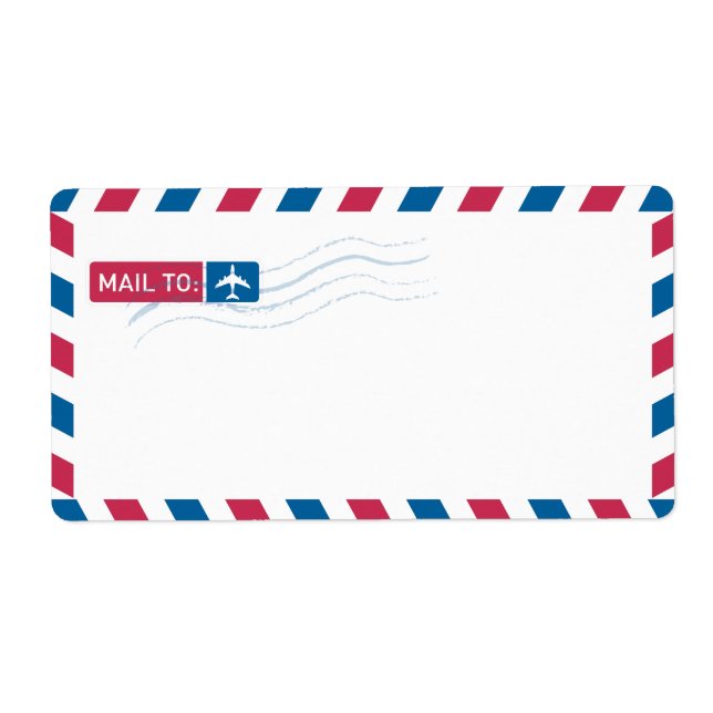Étiquette Adresse e-mail | COURRIER À : (Devant)