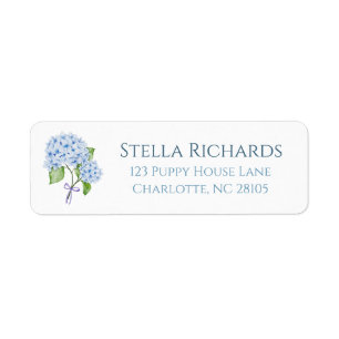 Étiquette Adresse grandmilléniale classique prépa Hortensia 