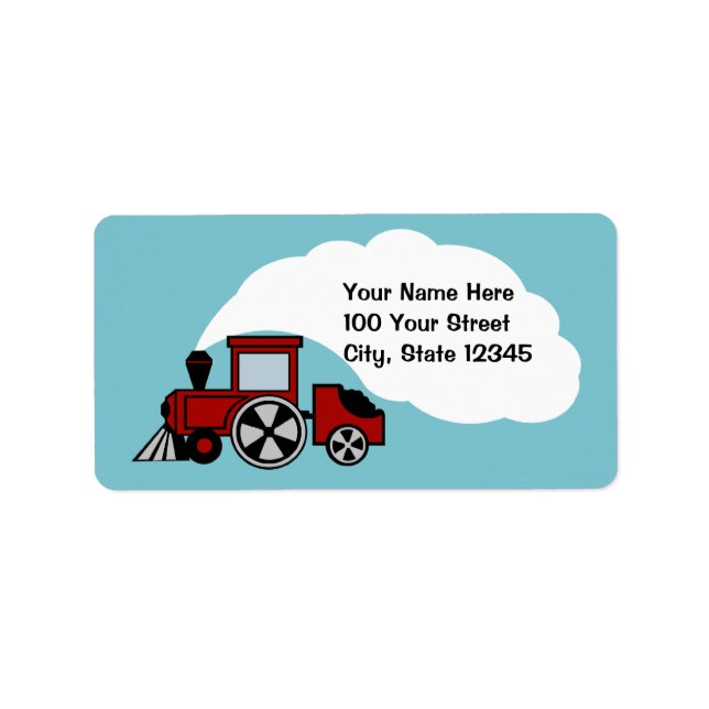 Étiquette Adresse Happy Tracks (Devant)