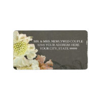 Adresse postale Customisée Moderne Peinture Floral