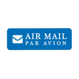 Étiquette AIR MAIL PAR AVION 手 紙 エ ア ル ー destituée ー ル lettr