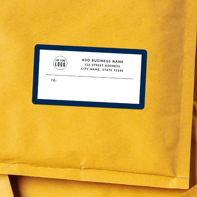 Étiquette Ajouter une adresse de retour de frontière personn (Créateur téléchargé)