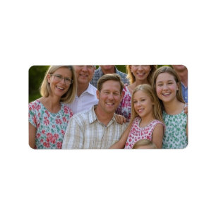 Étiquette Ajouter une Personnaliser photo de réunion de fami