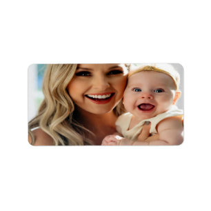 Étiquette Ajouter une photo de bébé Personnaliser
