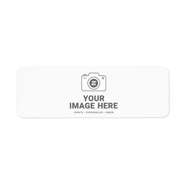 Étiquette Ajoutez votre design d'image (Devant)