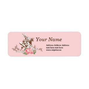 Étiquette alice in wonderland,label