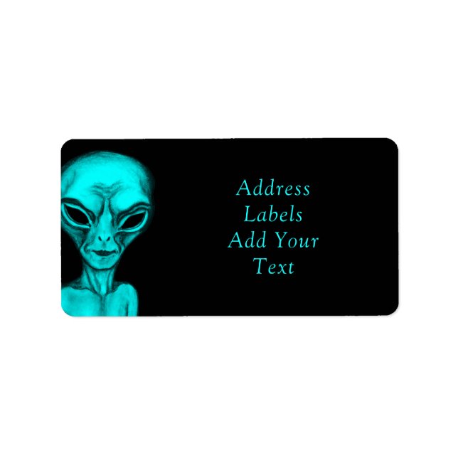 Étiquette Alien (Devant)