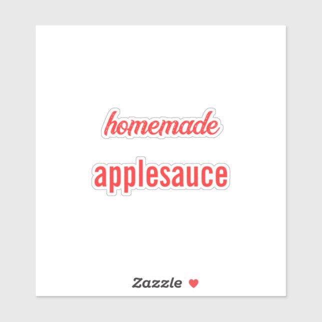 Étiquette alimentaire Canning Jar Applesauce Sauce (Feuille)