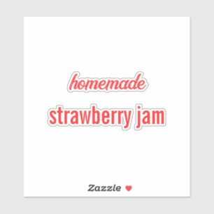 Étiquette alimentaire Canning Jar Sauce confiture