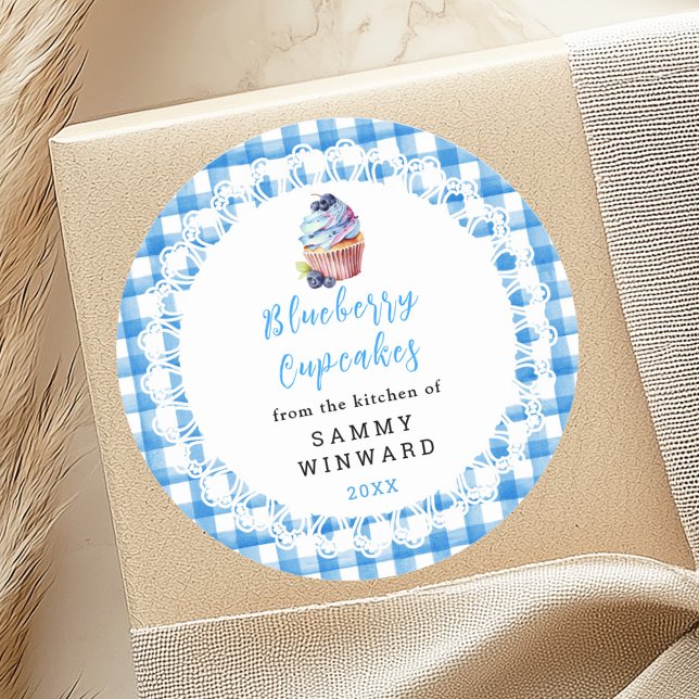 Étiquette Alimentaire Cupcakes aux Myrtilles Maiso (Créateur téléchargé)