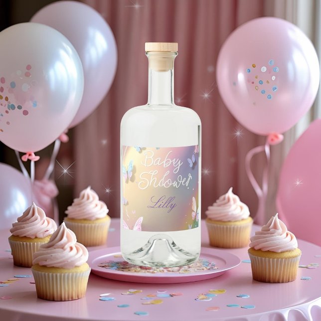 Étiquette alimentaire pour fille papillon (Créateur téléchargé)