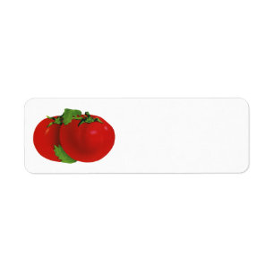 Étiquette Aliments Anciens, Tomate Rouge Mûre Héritée Biolog