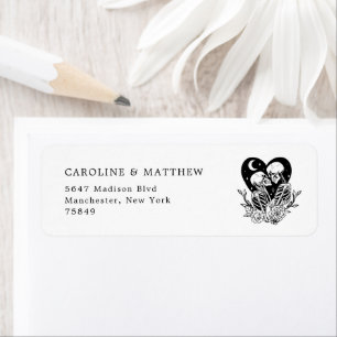 Étiquette Amateurs jusqu'à la mort Skeletons & Mariage Rose