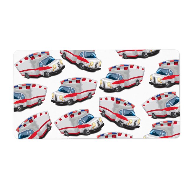 Étiquette Ambulance (Devant)