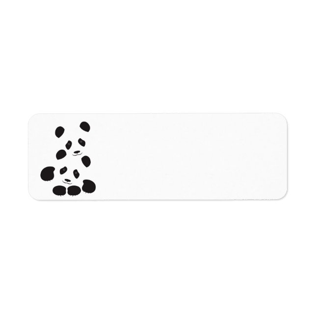 Étiquette Amitié des pandas (Devant)