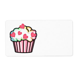 Étiquette Amour de petit gâteau