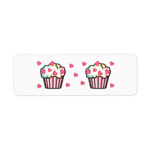 Étiquette Amour de petit gâteau